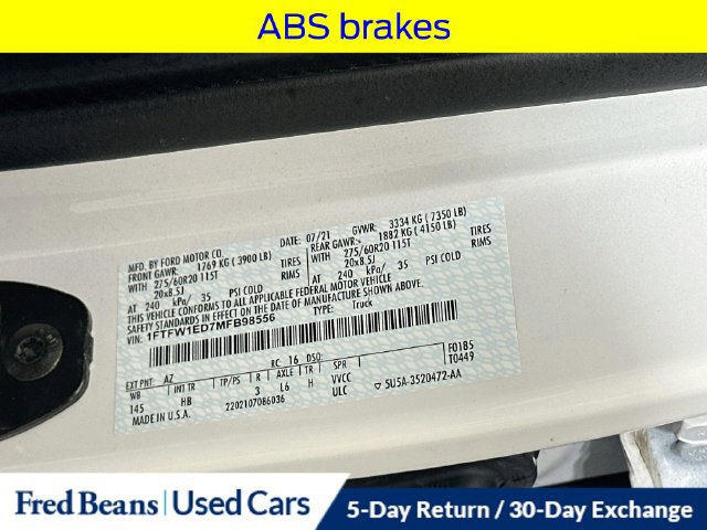 Certified 2021 Ford F150 Lariat AWD/4WD image 41