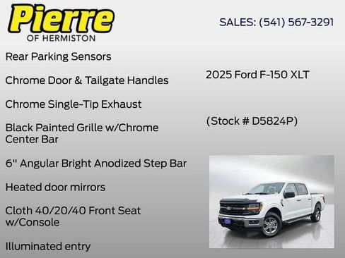 Certified 2025 Ford F150 XLT w/ Equipment Group 301A Standard AWD/4WD image 20