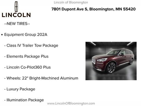 Used 2021 Lincoln Aviator Reserve w/ Equipment Group 202A image 5