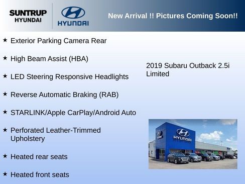 Used 2019 Subaru Outback 2.5i Limited w/ Popular Package #2 image 4