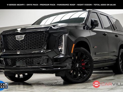 Used 2025 Cadillac Escalade V w/ LPO, ONYX Package AWD/4WD image 1