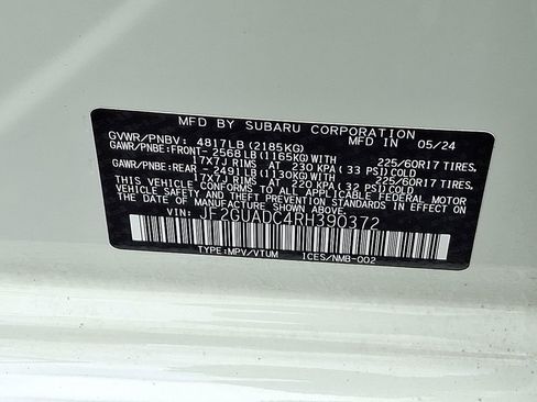 Certified 2024 Subaru Crosstrek 2.0i Premium image 27