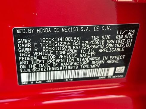 Certified 2025 Honda HR-V Sport image 35