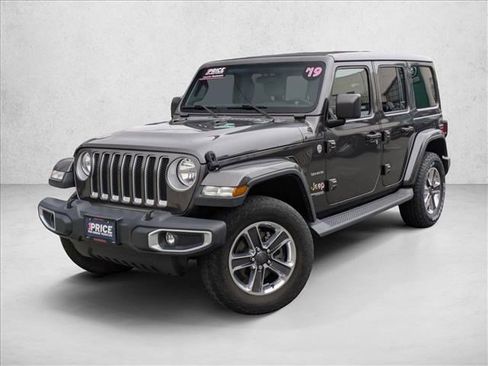 Used 2019 Jeep Wrangler Unlimited Sahara w/ Cold Weather Group image 1
