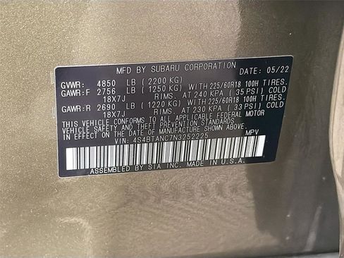 Used 2022 Subaru Outback Limited AWD/4WD image 38