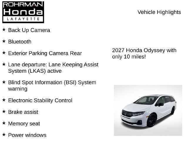 New 2027 Honda Odyssey Sport-L image 7
