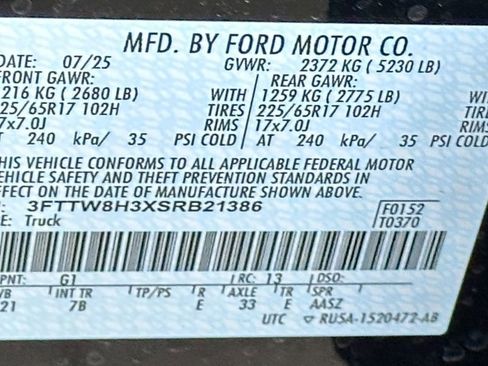 New 2025 Ford Maverick XLT w/ XLT Luxury Package image 44