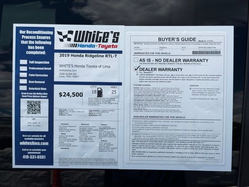 Used 2019 Honda Ridgeline RTL-T image 34