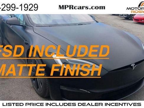 Used 2022 Tesla Model S Plaid AWD/4WD image 1