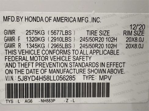 Used 2020 Acura MDX SH-AWD w/ Technology Package image 35