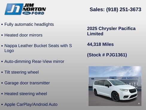 Used 2025 Chrysler Pacifica Limited image 40