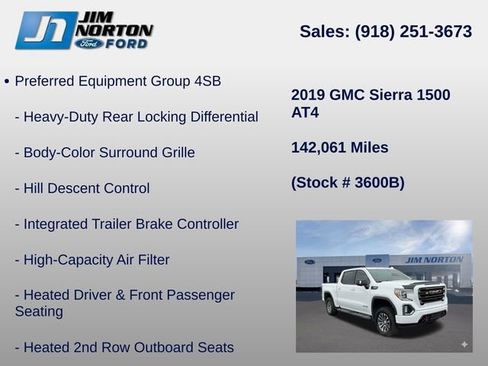 Used 2019 GMC Sierra 1500 AT4 w/ AT4 Premium Package image 31