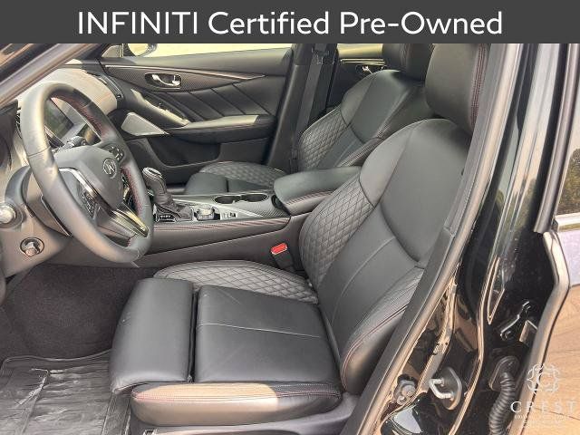 Certified 2023 INFINITI Q50 Red Sport 400 w/ Black Opal Edition RWD image 25