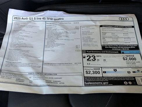 New 2025 Audi Q3 2.0T Premium image 18