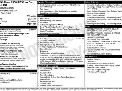 Used 2023 GMC Sierra 1500 SLT w/ SLT Premium Plus Package AWD/4WD image 52