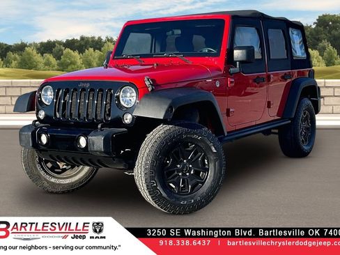 Used 2016 Jeep Wrangler Unlimited Willys image 1
