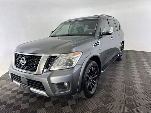 Used 2017 Nissan Armada Platinum w/ Captain Seat Package AWD/4WD image 3