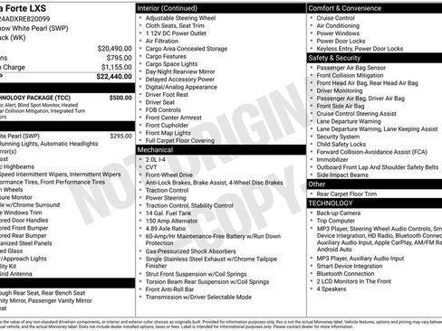 Used 2024 Kia Forte LXS w/ LXS Technology Package FWD image 26
