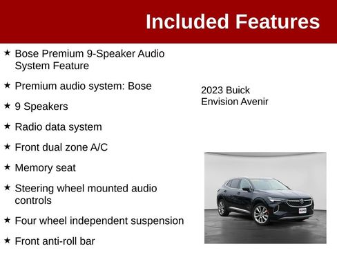 Used 2023 Buick Envision Avenir AWD/4WD image 4
