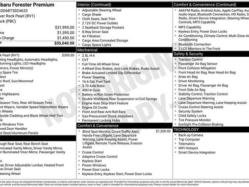 Certified 2026 Subaru Forester Premium AWD/4WD image 31
