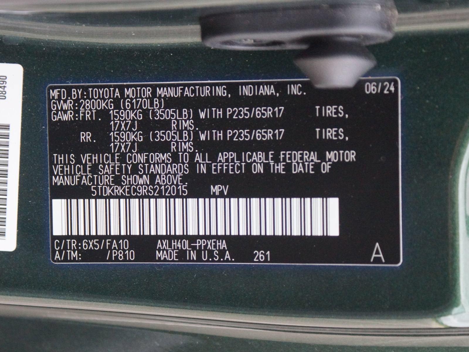 Used 2024 Toyota Sienna LE FWD image 26
