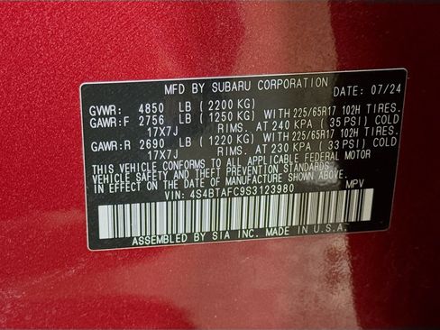 Certified 2025 Subaru Outback Premium AWD/4WD image 42