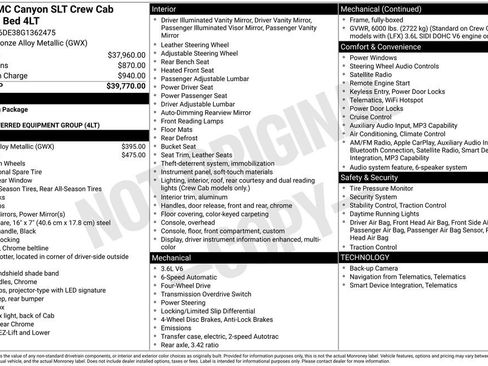 Used 2016 GMC Canyon SLT image 4