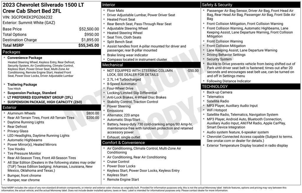 Used 2023 Chevrolet Silverado 1500 LT AWD/4WD image 19