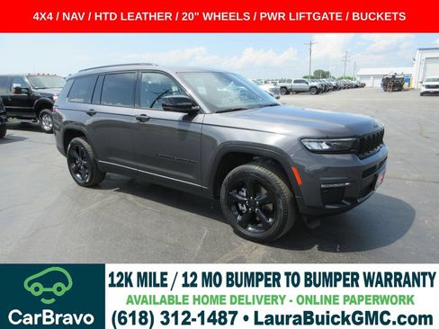 Used 2025 Jeep Grand Cherokee L Limited w/ Black Appearance Package AWD/4WD image 1