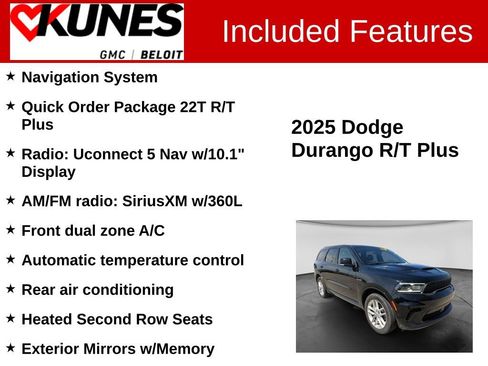 Used 2025 Dodge Durango R/T AWD/4WD image 2