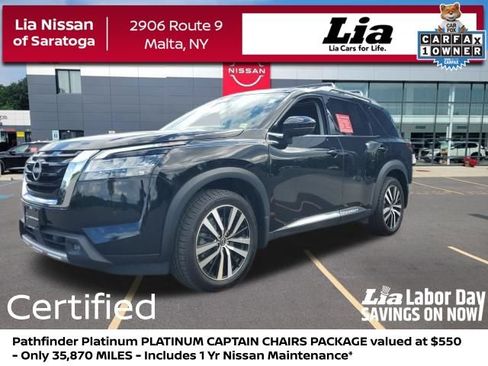 Certified 2023 Nissan Pathfinder Platinum AWD/4WD image 1
