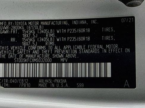 Used 2021 Toyota Sienna XSE w/ XSE Plus Package AWD/4WD image 41