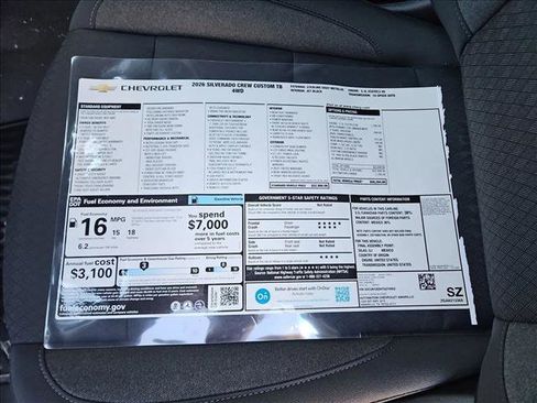 New 2026 Chevrolet Silverado 1500 Custom Trail Boss image 17