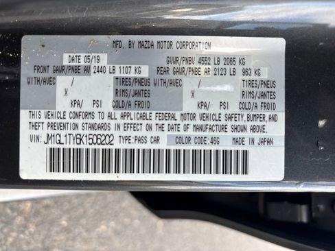 Used 2019 MAZDA MAZDA6 Grand Touring image 32