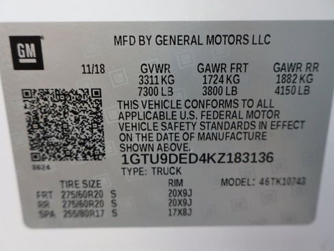 Used 2019 GMC Sierra 1500 SLT w/ SLT Premium Package image 48