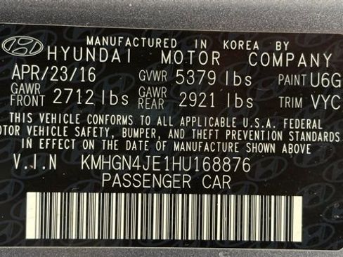 Used 2017 Genesis G80 3.8 w/ Option Group 03 image 46