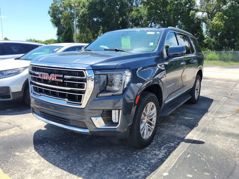 Used 2021 GMC Yukon SLT w/ SLT Luxury Plus Package RWD image 3