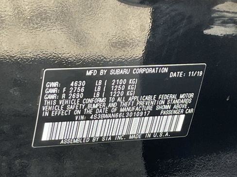 Used 2020 Subaru Legacy Limited w/ Popular Package #2 image 35