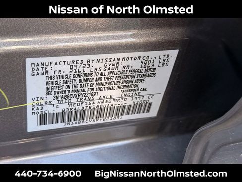 Certified 2024 Nissan Sentra SV w/ All-Weather Package FWD image 30