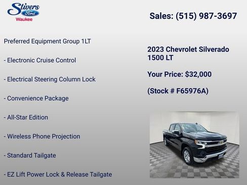 Used 2023 Chevrolet Silverado 1500 LT w/ Protection Package AWD/4WD image 22