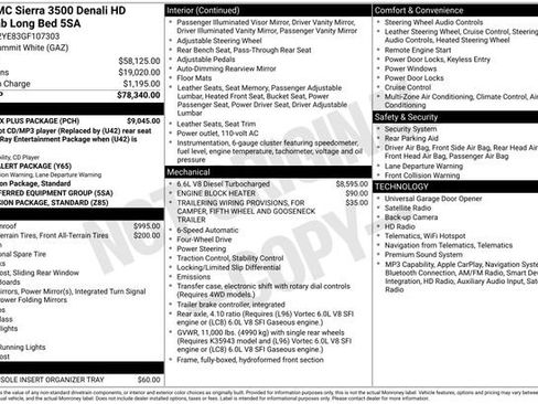 Used 2016 GMC Sierra 3500 Denali w/ Duramax Plus Package AWD/4WD image 2
