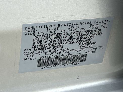 New 2025 Nissan Versa SV w/ Trunk Package image 20