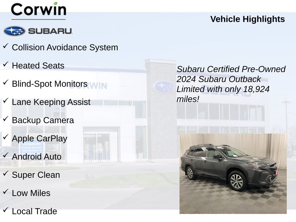 Used 2024 Subaru Outback Limited AWD/4WD image 9
