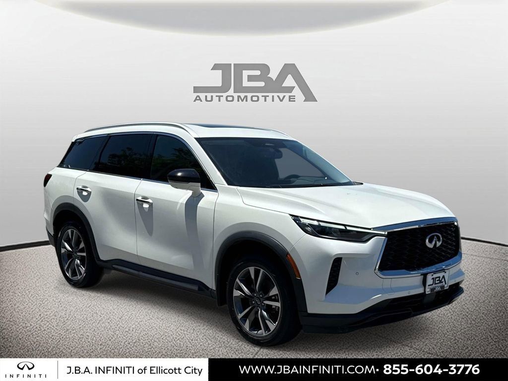 Used 2023 INFINITI QX60 Luxe w/ Cargo Package AWD/4WD image 1