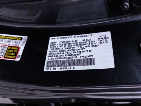 Used 2020 Honda Odyssey Touring image 45