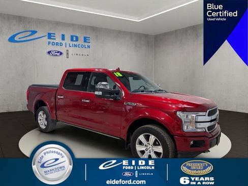 Certified 2018 Ford F150 Platinum w/ Equipment Group 701A Luxury AWD/4WD image 1