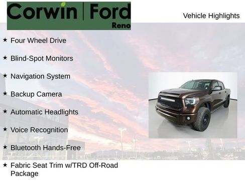 Used 2016 Toyota Tundra SR5 w/ TRD Off Road Package AWD/4WD image 7