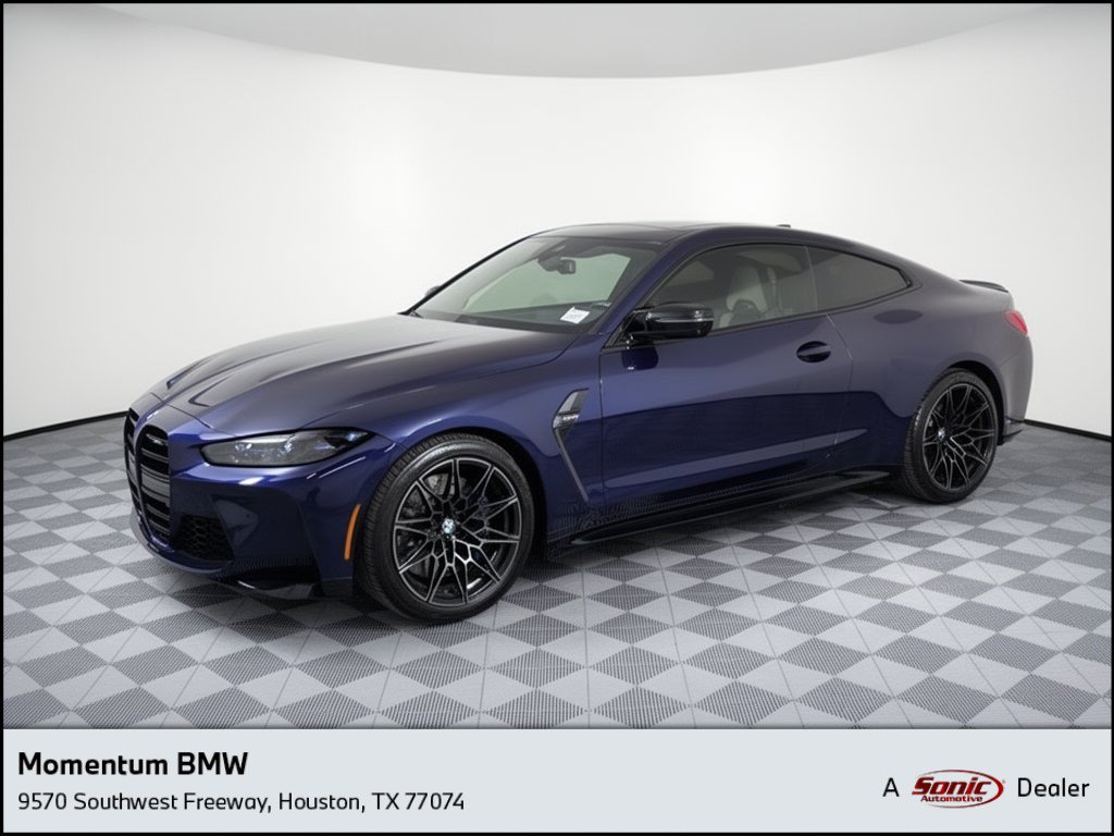 Used 2021 BMW M4 Coupe w/ Executive Package RWD image 1
