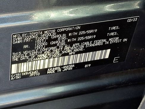 Certified 2023 Toyota Venza Limited AWD/4WD image 27