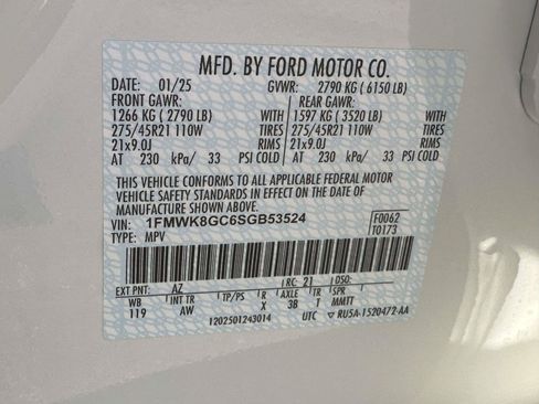 Used 2025 Ford Explorer ST w/ Sun And Sound Package AWD/4WD image 30